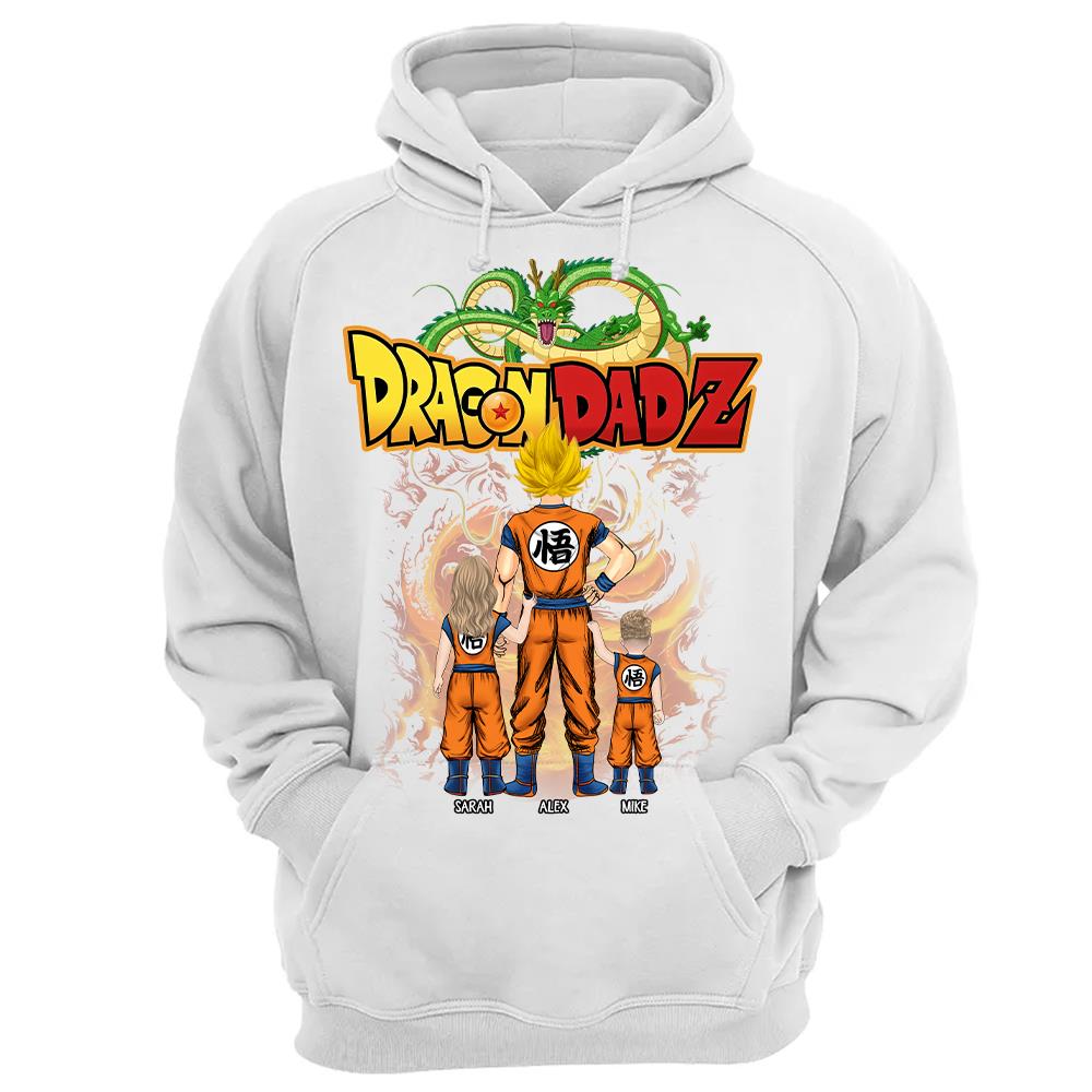 Custom Best Dad Saiyan Shirt, Dragon Dad  Shirt Gift For Father's Day L0411 Hv01