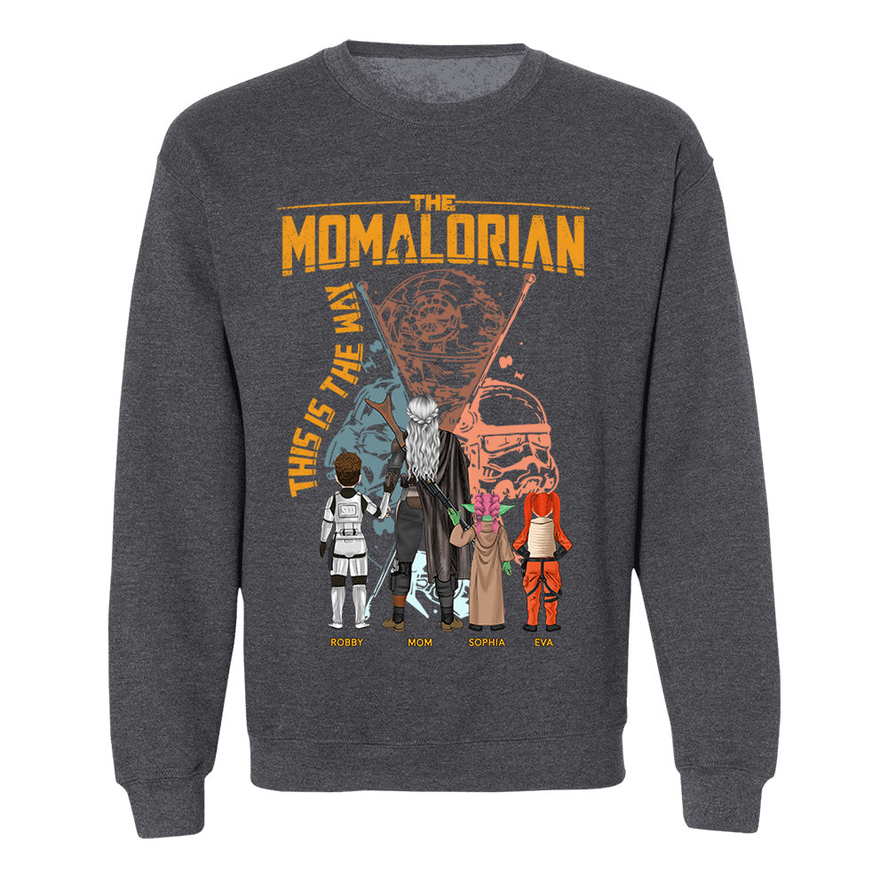 The Momalorian This Is The Way - Personalized Shirt For Mom - Mother's Day Gift 2026 T1807 Nh00