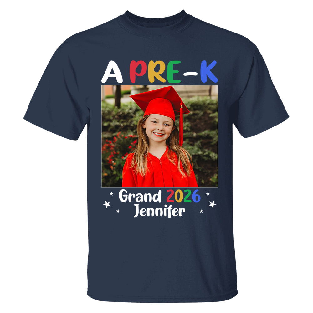 Custom Family Pre-K Graduation - Personalized Photo Shirt Pt99