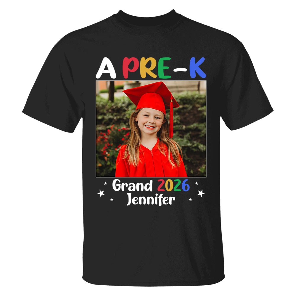 Custom Family Pre-K Graduation - Personalized Photo Shirt Pt99