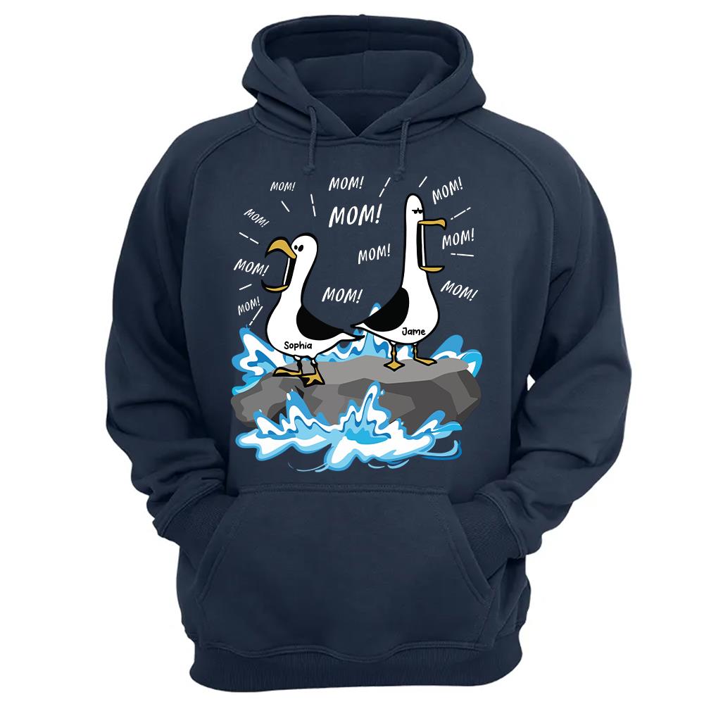 Trending Personalized Seagull Mom Mom Mom - Personalized Shirt - Funny Mother's Day Gift For Mom 