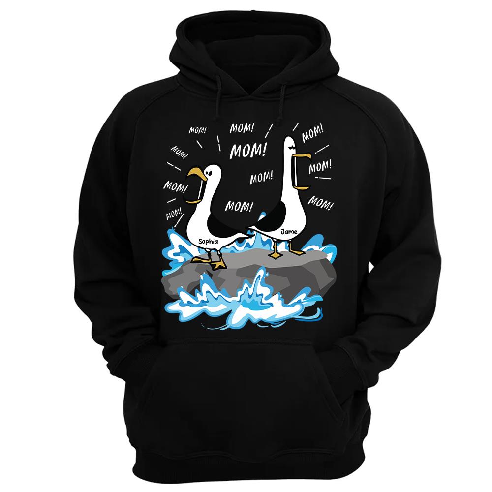 Trending Personalized Seagull Mom Mom Mom - Personalized Shirt - Funny Mother's Day Gift For Mom 