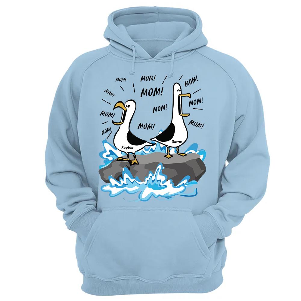 Trending Personalized Seagull Mom Mom Mom - Personalized Shirt - Funny Mother's Day Gift For Mom 