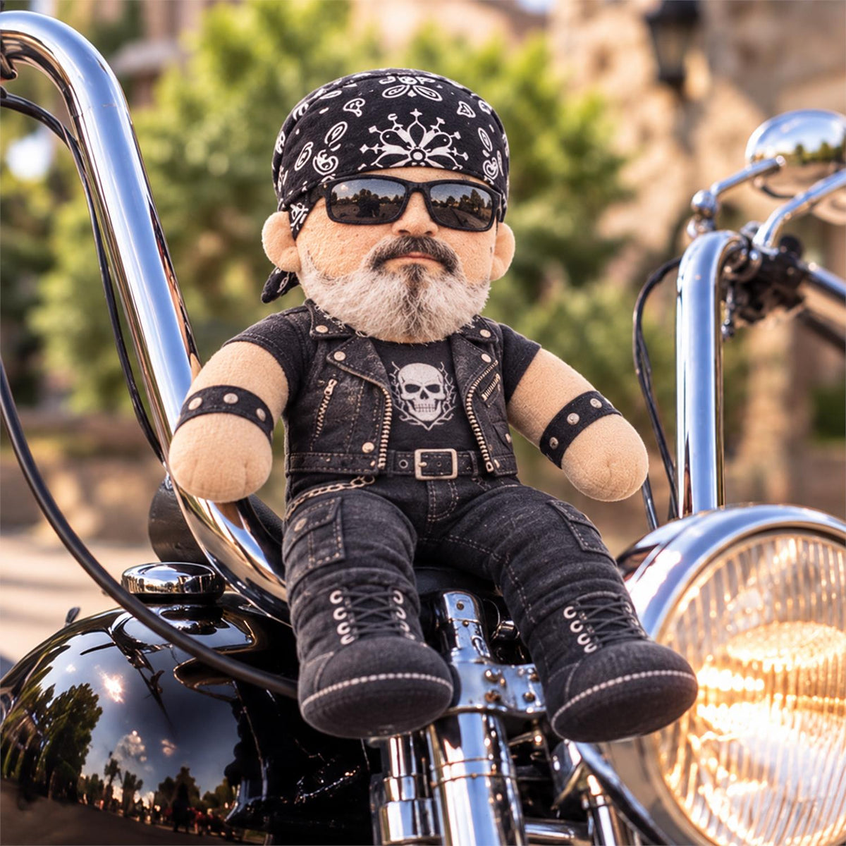 Personalized Photo Bikers Squishy Toy Poseable Plush Doll, Funny Gift For Bikers A2110 Hv01 TL06