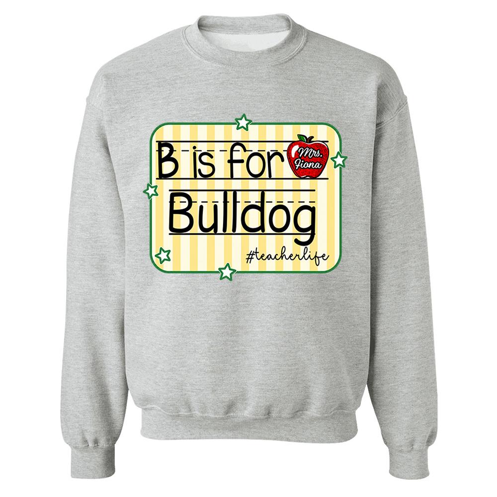 Personalized Retro Stripe School Mascot Custom Apple Name Teacher T-Shirt, Custom Gifts For Teacher Vr2 Nh00