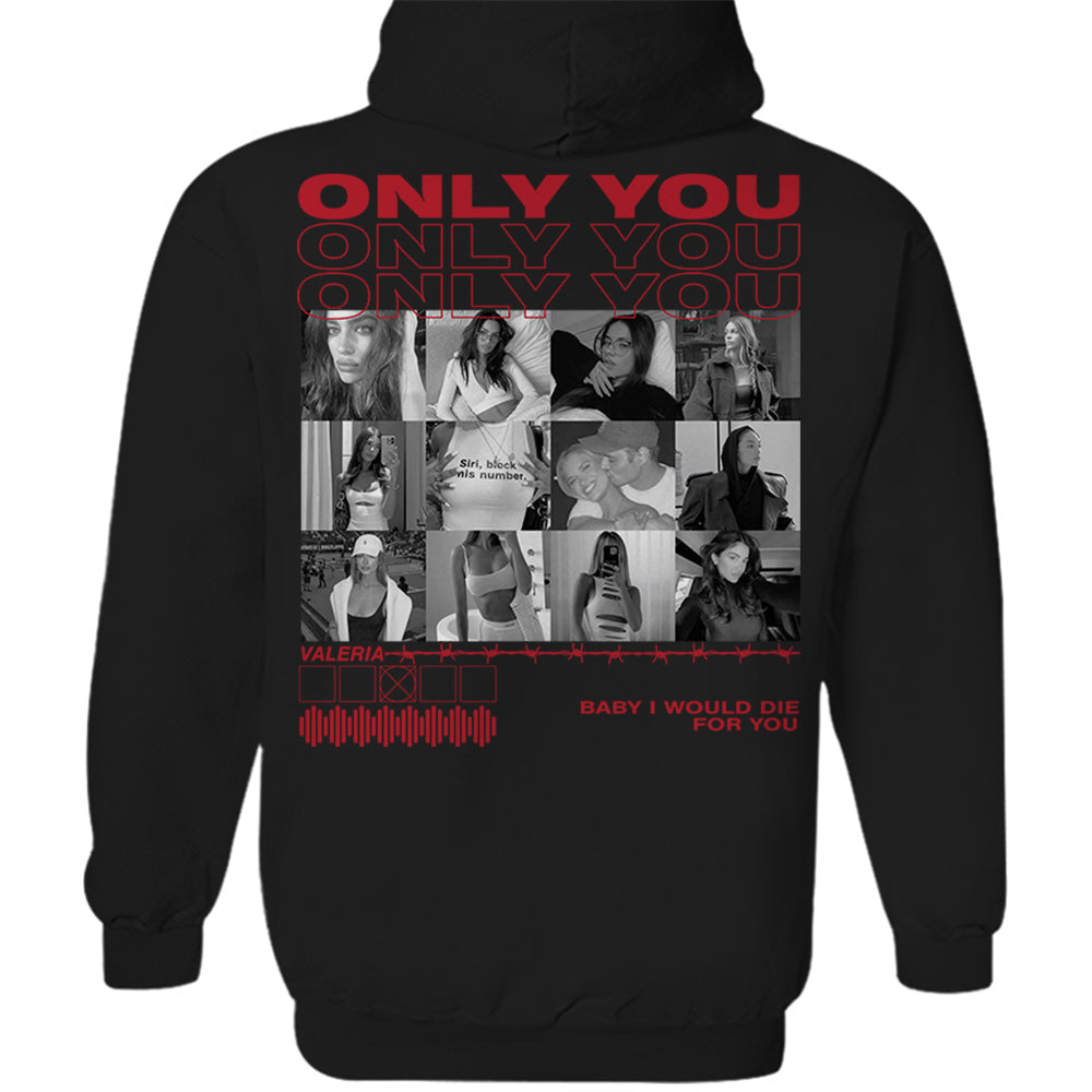 Only You Shirt, Only You Photo Shirt, Girlfriend Collage T-Shirt, Girlfriend Tshirt Only You, Valentines Custom Photo Shirt, Boyfriend Shirt Custom Photo Shirt
