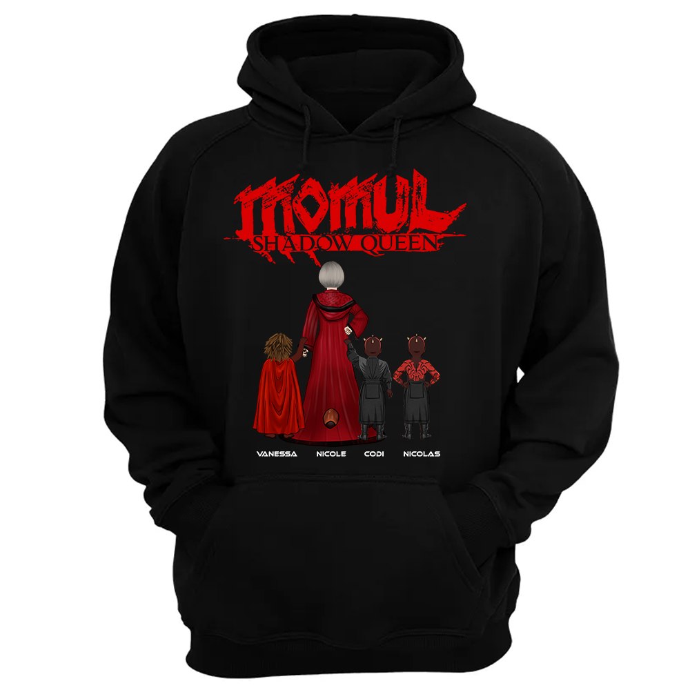 Personalized Momul Shadow Queen Shirt For Mom - Custom Mother's Day Gift 2026