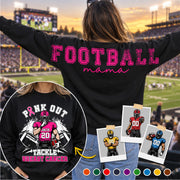 Pink Out Tackle Breast Cancer, Custom Large Back Graphic Game Day Football Shirt, Gift For Football Mom Family Football Lovers MI209 Hv01