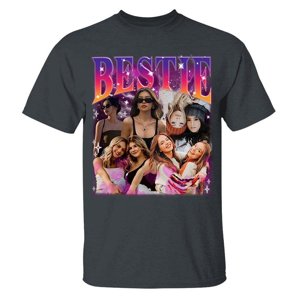 Custom Bestie Bootleg Shirt, Best Friend Bootleg Rap Tee, BFF Birthday Gift Ideas