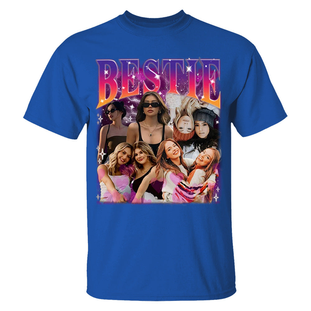 Custom Bestie Bootleg Shirt, Best Friend Bootleg Rap Tee, BFF Birthday Gift Ideas