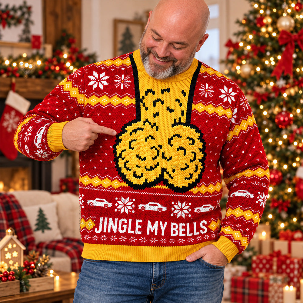 Jingle My Bells - This How I Roll -  Custom Photo Ugly Sweater - Gift for Car Lovers A2110 T24