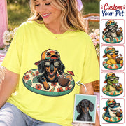 Custom Upload Photo Funny Summer  Beach Vacation Shirt TH23