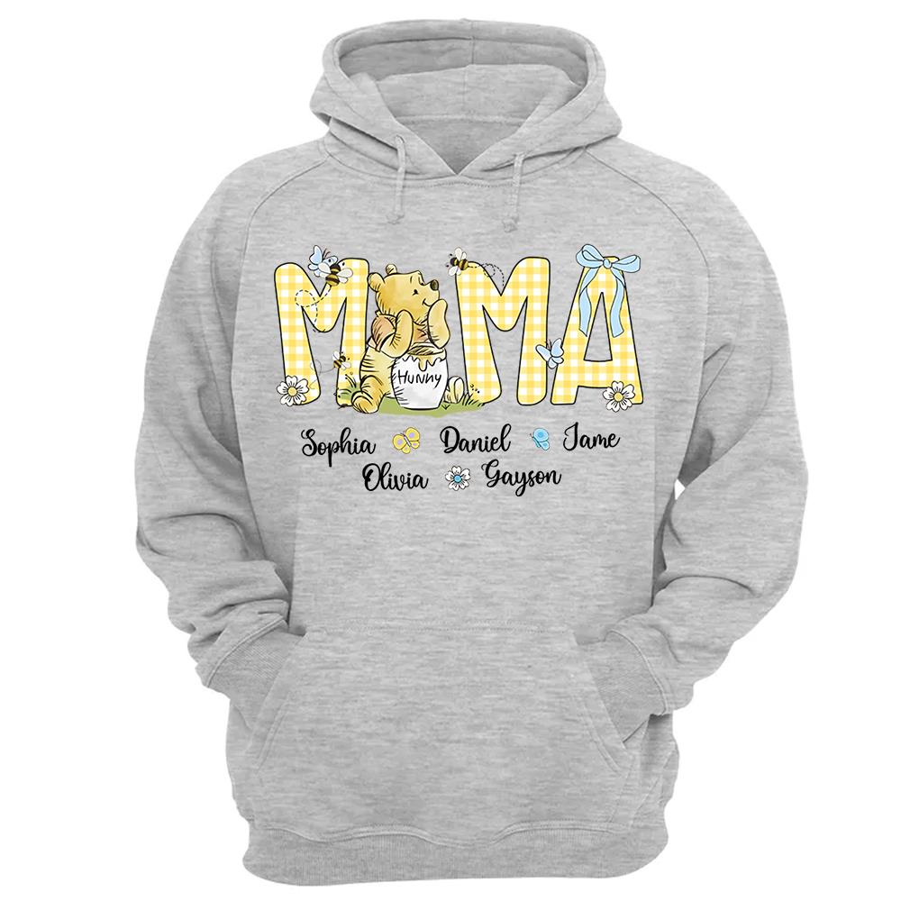 Personalized Mama Bear, Grandma Bear, Promoted to Nana T-shirt Hv01