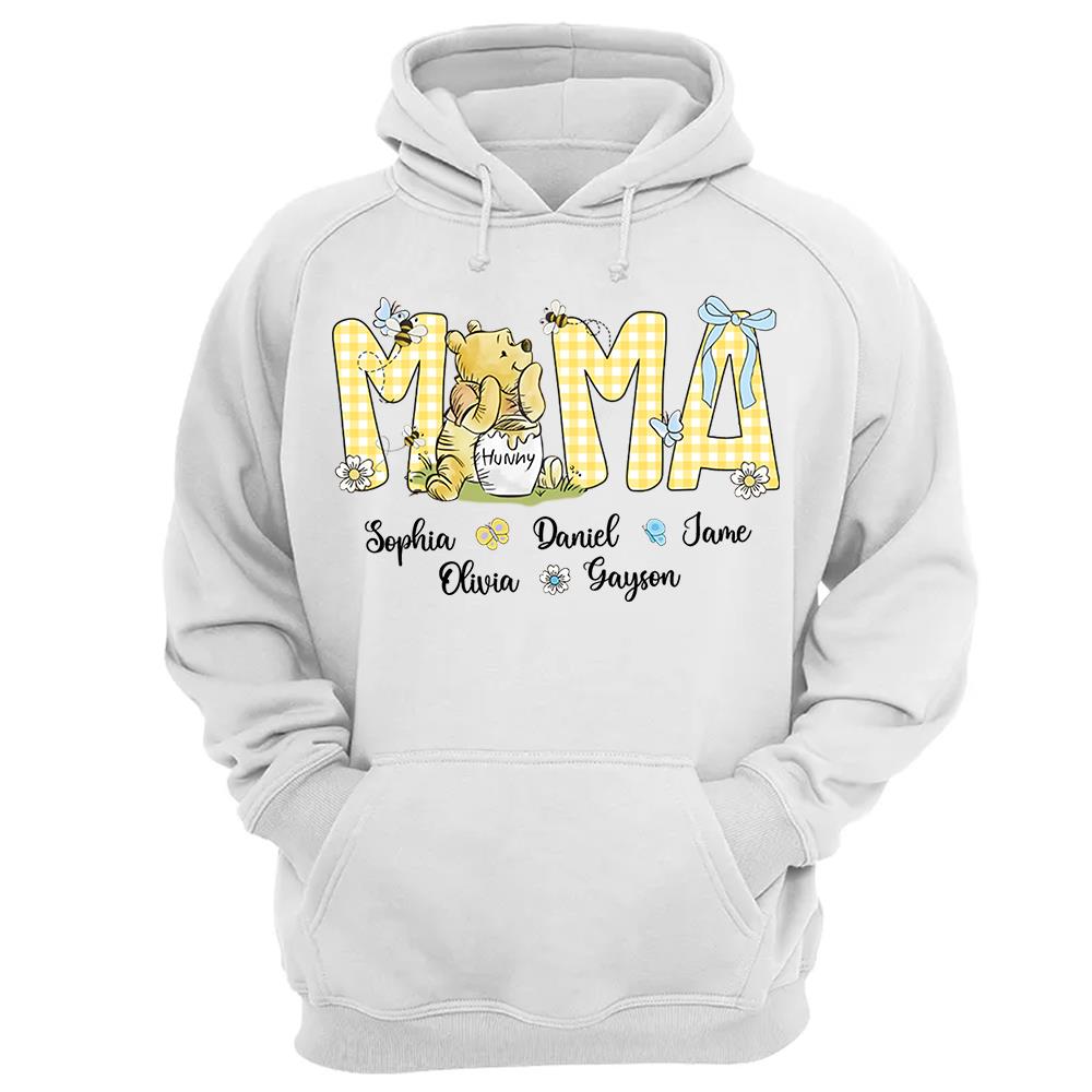Personalized Mama Bear, Grandma Bear, Promoted to Nana T-shirt Hv01