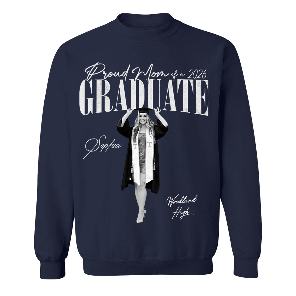 Personalized Graduation Shirts Custom Graduation Shirt Class of 2026 Family Gifts For Family Member Graduation Shirt Proud Family Shirt  Na02 Li29