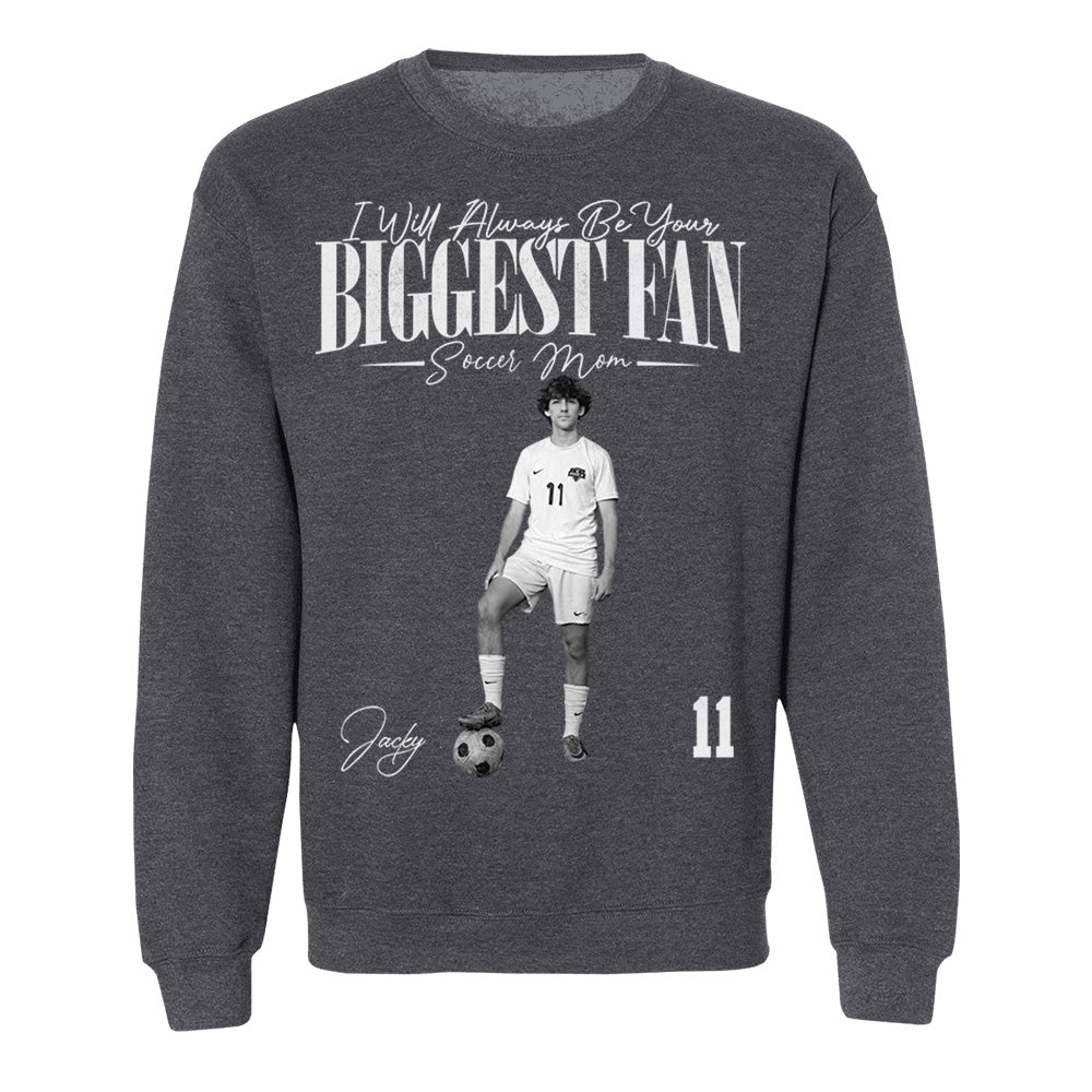 I'll Always Be Your Biggest Fan - Washed Tee Retro Bootleg Shirt For Soccer Players New T24