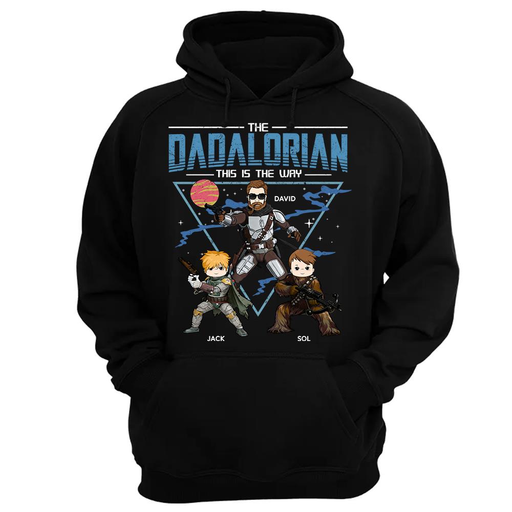 The Dadalorian This Is The Way Personalized Shirt For Dad Father's Day Gift T1807 Hv01
