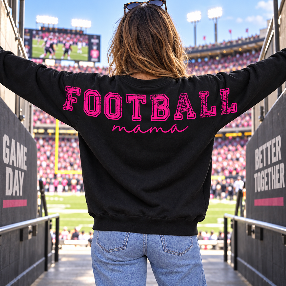 Pink Out Tackle Breast Cancer, Custom Large Back Graphic Game Day Football Shirt, Gift For Football Mom Family Football Lovers MI209 Hv01