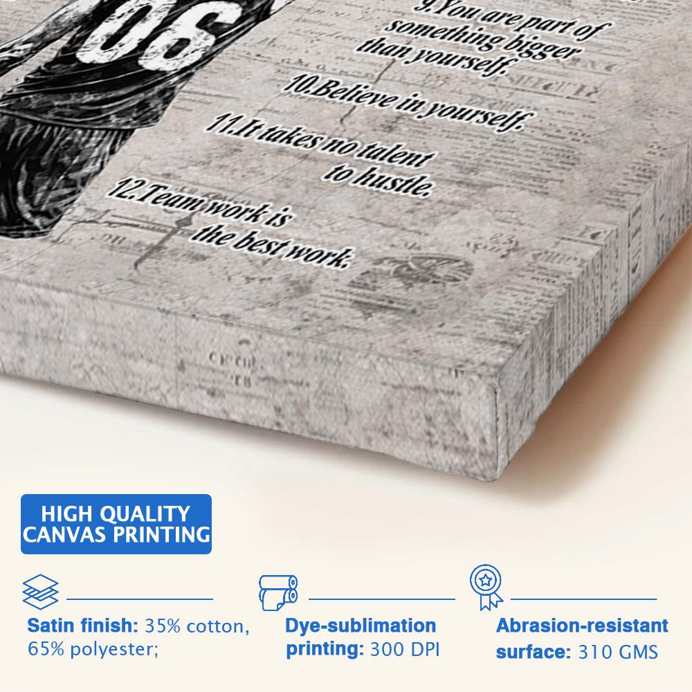 Personalized Basketball Life Lessons Poster-Basketball Gift For Basketball Lovers NA02