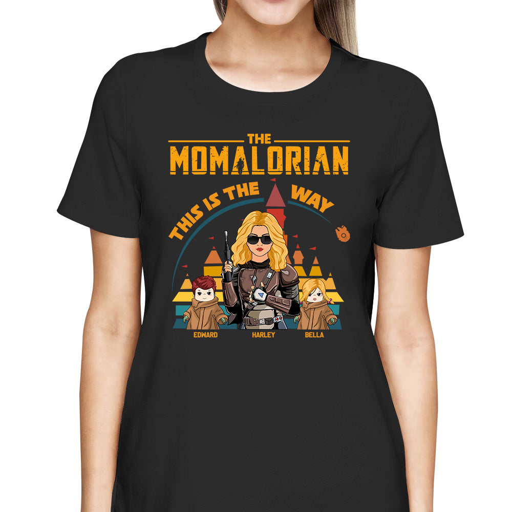 The Momalorian This Is The Way - Personalized Shirt For Mom Dad Ph99 Tu20