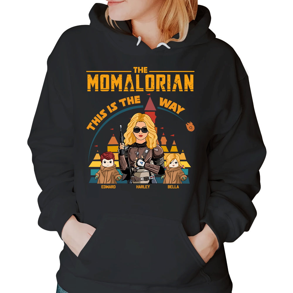 The Momalorian This Is The Way - Personalized Shirt For Mom Dad Ph99 Tu20
