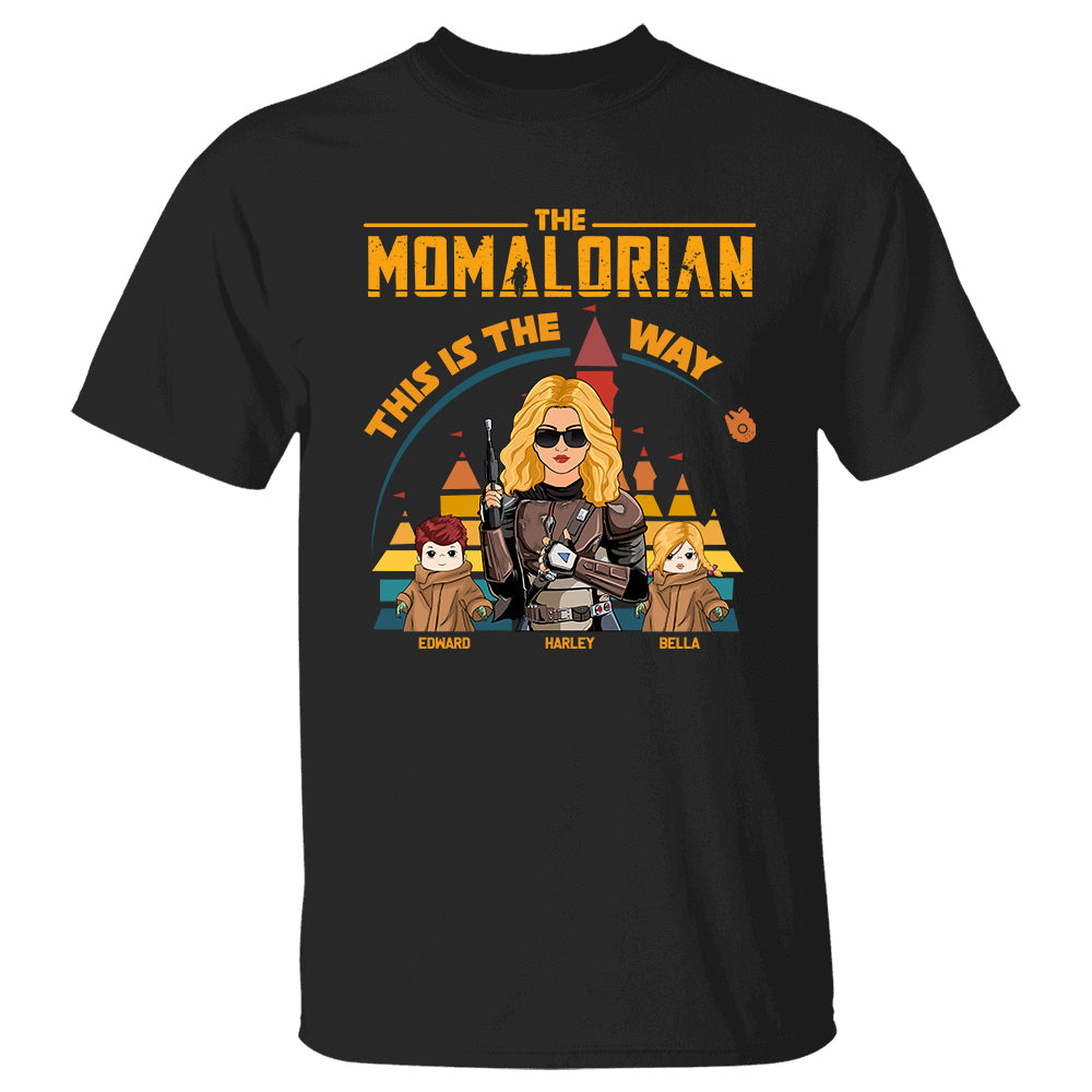 The Momalorian This Is The Way - Personalized Shirt For Mom Dad Ph99 Tu20