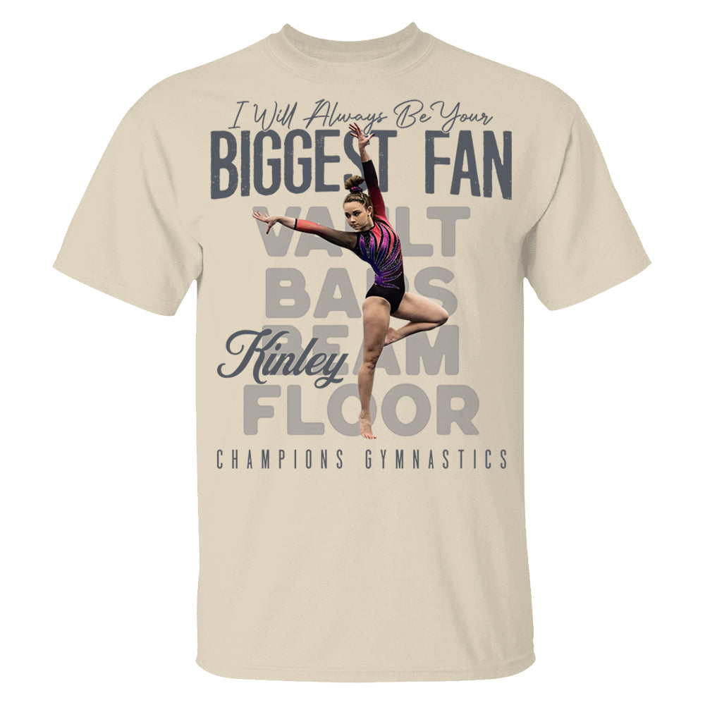 That's My Girl -Custom Photo Gymnast Shirt - Gymnastics Mom, Dad, Family Shirt A2110