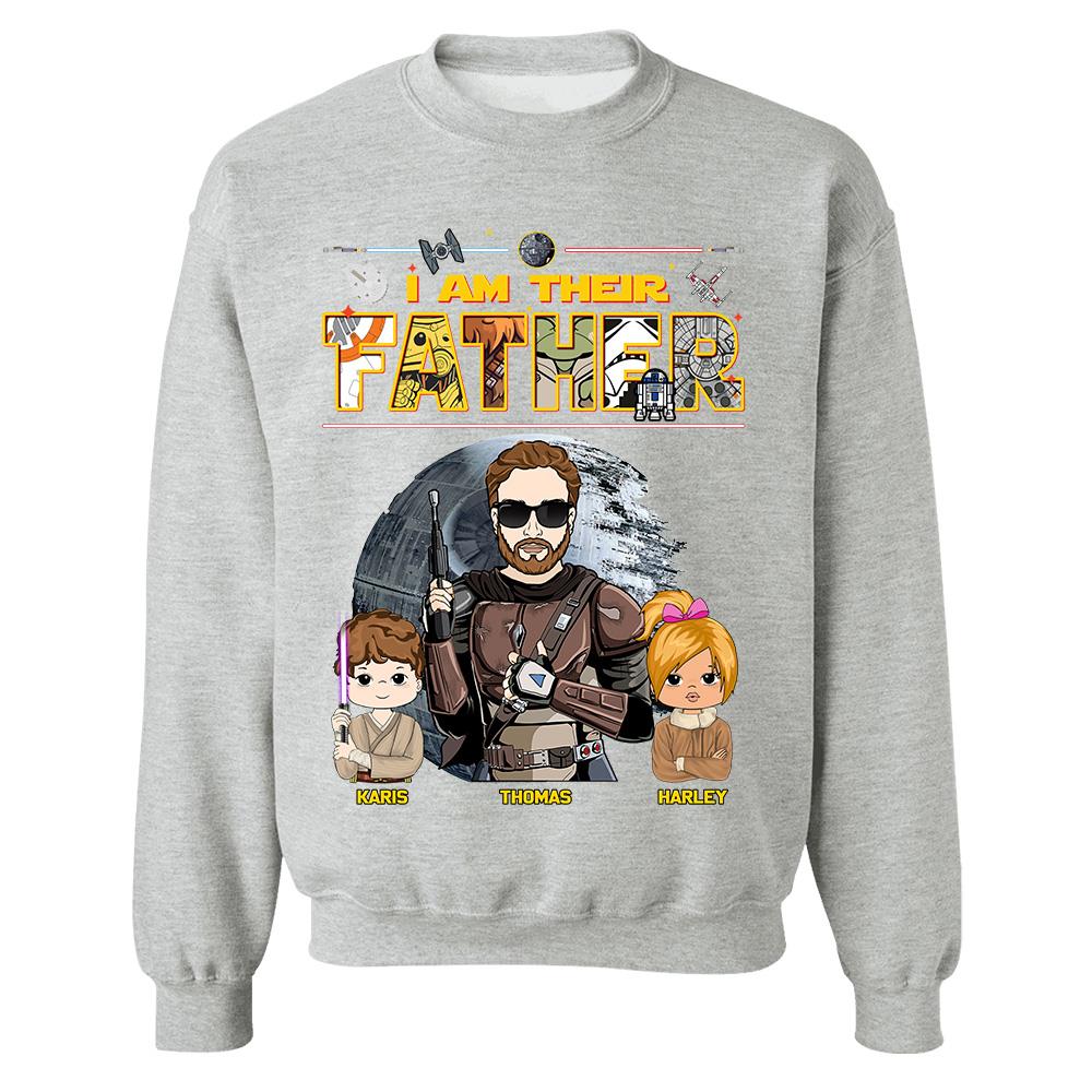 I Am Their Father - Personalized Shirt For Dad Father's Day NA04 Hv01