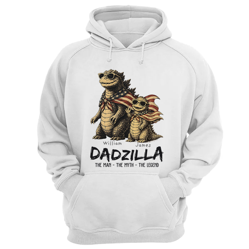 Custom Dadzilla The Man The Myth The Legend Shirt , Gifts For Father Day L0411 VH01