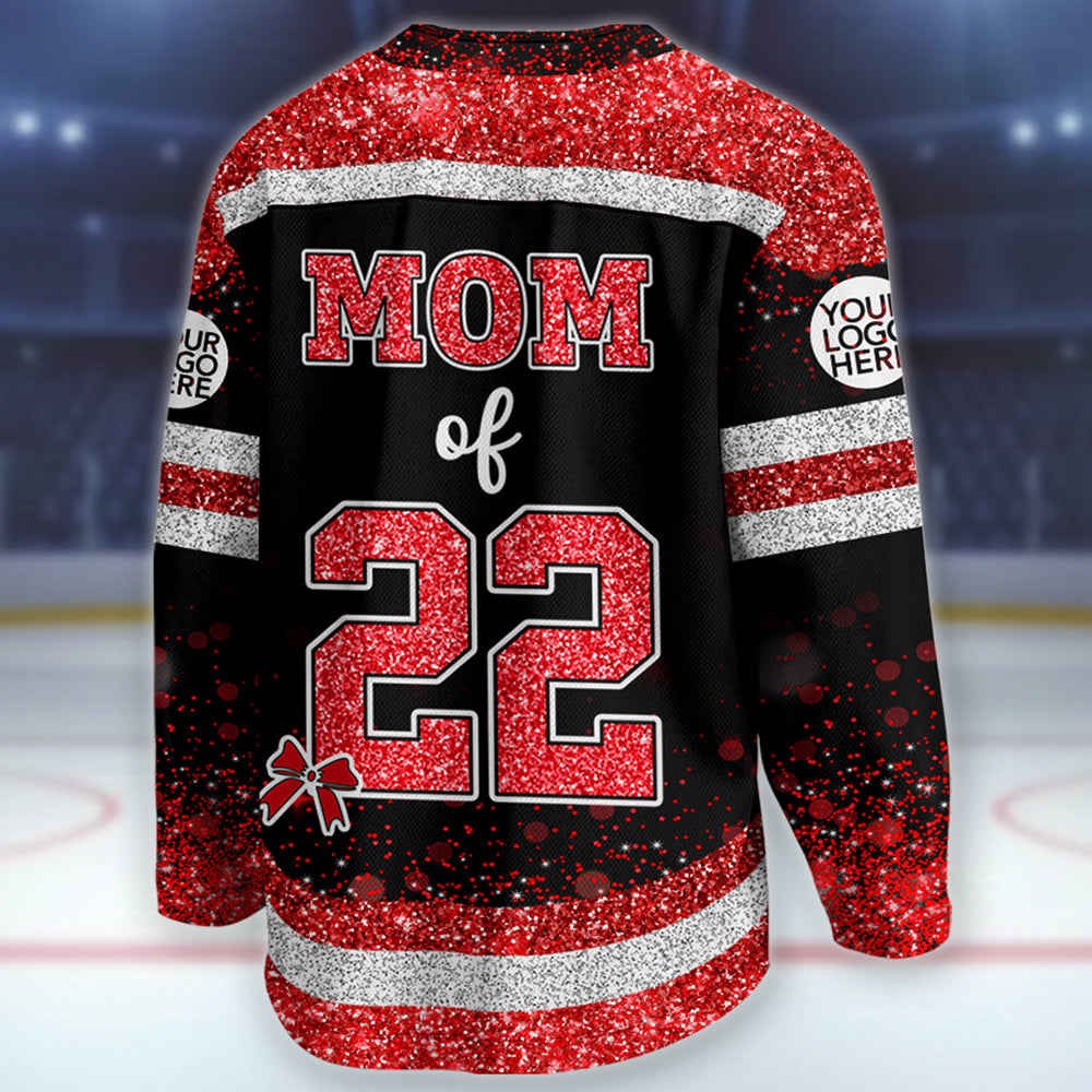 Custom Photo Ice Hockey Jersey For Ice Hockey Lovers - Personalized Ice Hockey Shirt Ice Hockey Mom Grandma Sport Family Lovers T1807 Hv01