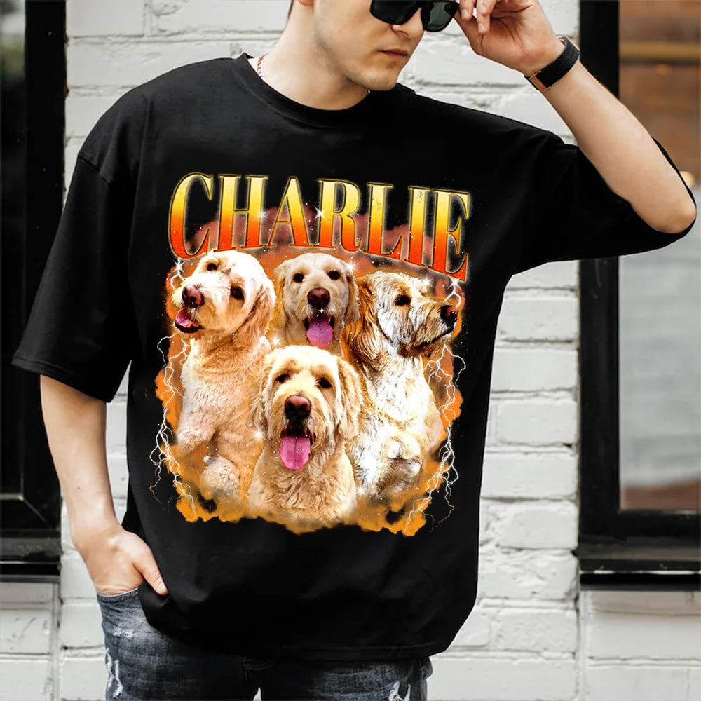 Comfort Colors Custom Dog Shirt, Custom Pet Shirt, Custom Bootleg Shirt, Dog Remembrance Gift