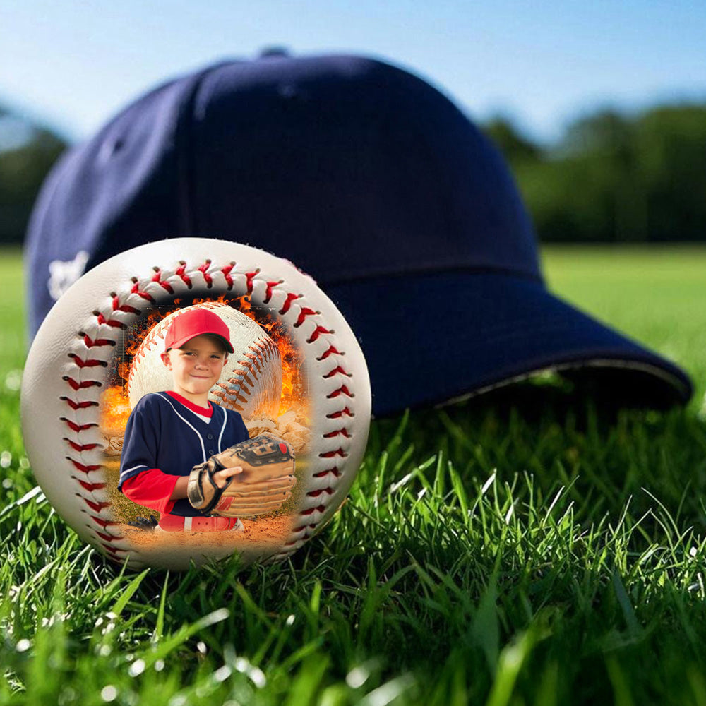 Personalized Engraved Baseball Custom Photo Player Gift For Baseball Lovers - Personalized Gift For Baseball Player K1702 MT2