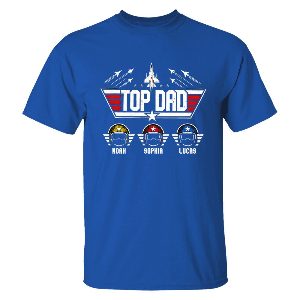 Personalized Top Dad Shirt, Father's Day Gift For Dad, Grandpa VH01