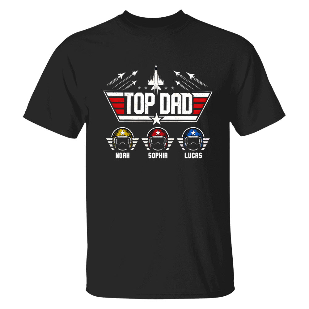 Personalized Top Dad Shirt, Father's Day Gift For Dad, Grandpa VH01