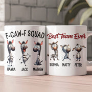 Best Team Ever Coffee Cup, Office Mug Gifts, Funny F-CAW-F Squad Coffee Mug, Corporate Christmas Gift, Employee Thank You Coffee Mug