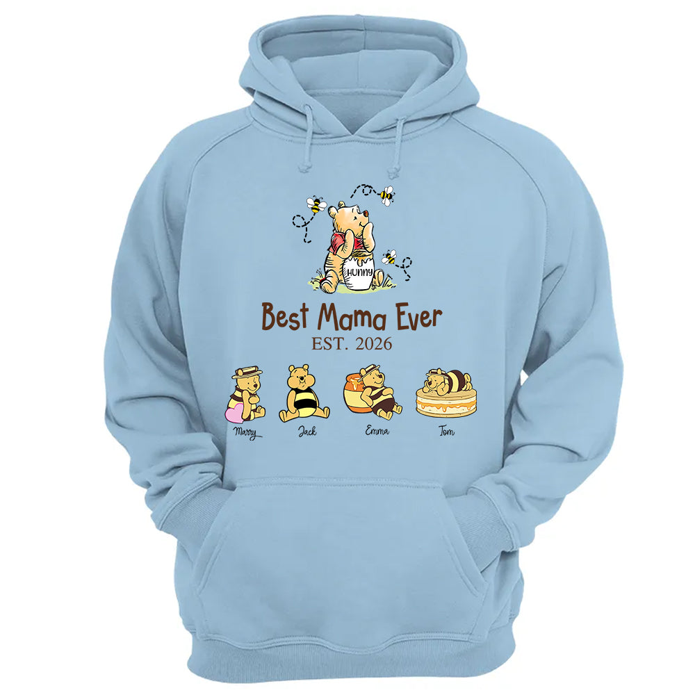 Mama Bear Best Mama Ever,  Mama Est, Personalized Sweatshirt Mama Bear, Grandma Bear, Gifts For Mom, Gift For Grandma, Gifts For Mother's Day