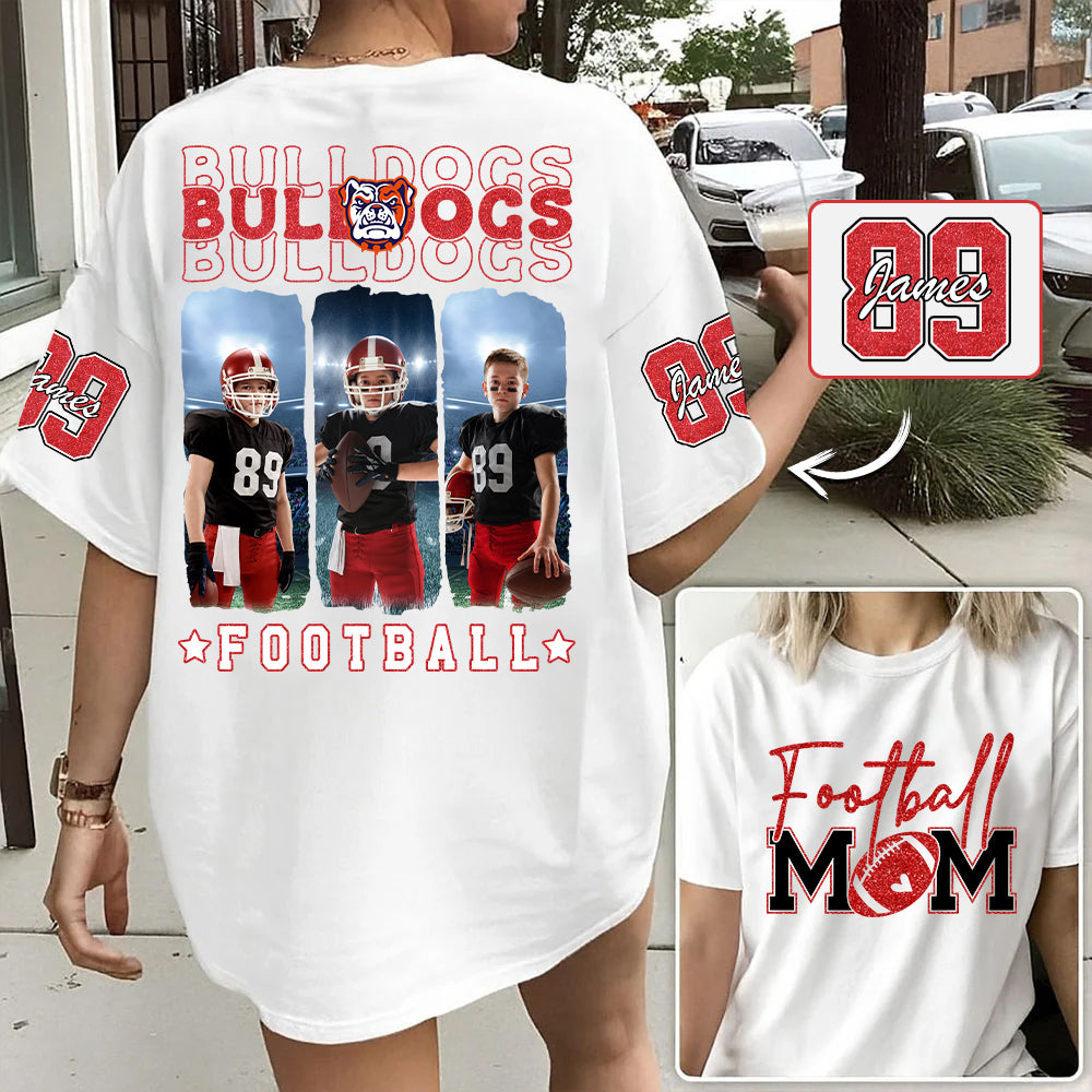 Custom Photo Football Game Day Personalized Shirt Custom Team Name Na02 Hv01