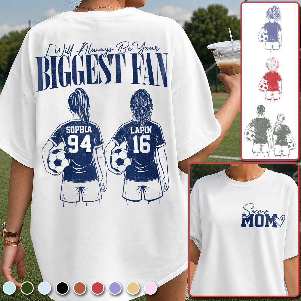 I'll Always Be Your Biggest Fan - Washed Tee Retro Bootleg Shirt For Soccer Players T24