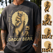 Daddy Bear Best Dad Ever Personalized Shirt Father's Day Gifts for Dad Funny Papa Shirt T1807 T24
