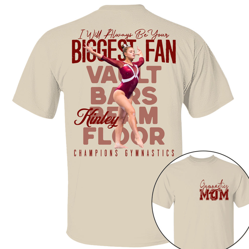 That's My Girl -Custom Photo Gymnast Shirt - Gymnastics Mom, Dad, Family Shirt Vrs2 A2110