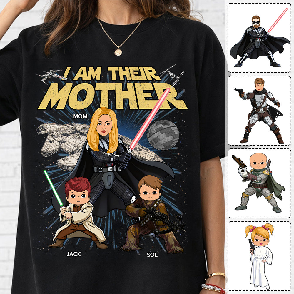 I Am Their Mother Personalized Vintage Style Shirt For Mom - Mother's Day Gift T1807 T24