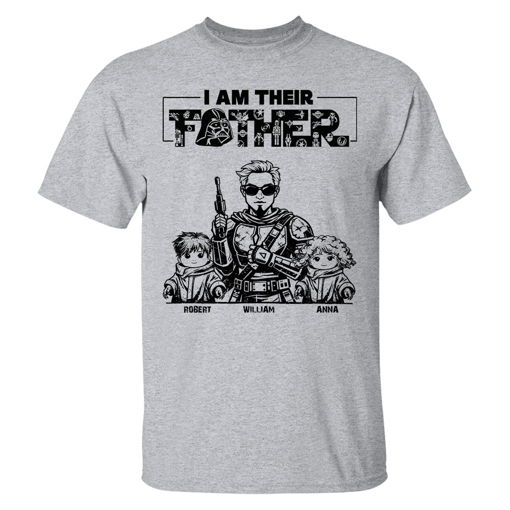 I Am Their Father - Personalized Vintage Style Shirt For Dad Father's Day 2026 NA04 Hv01