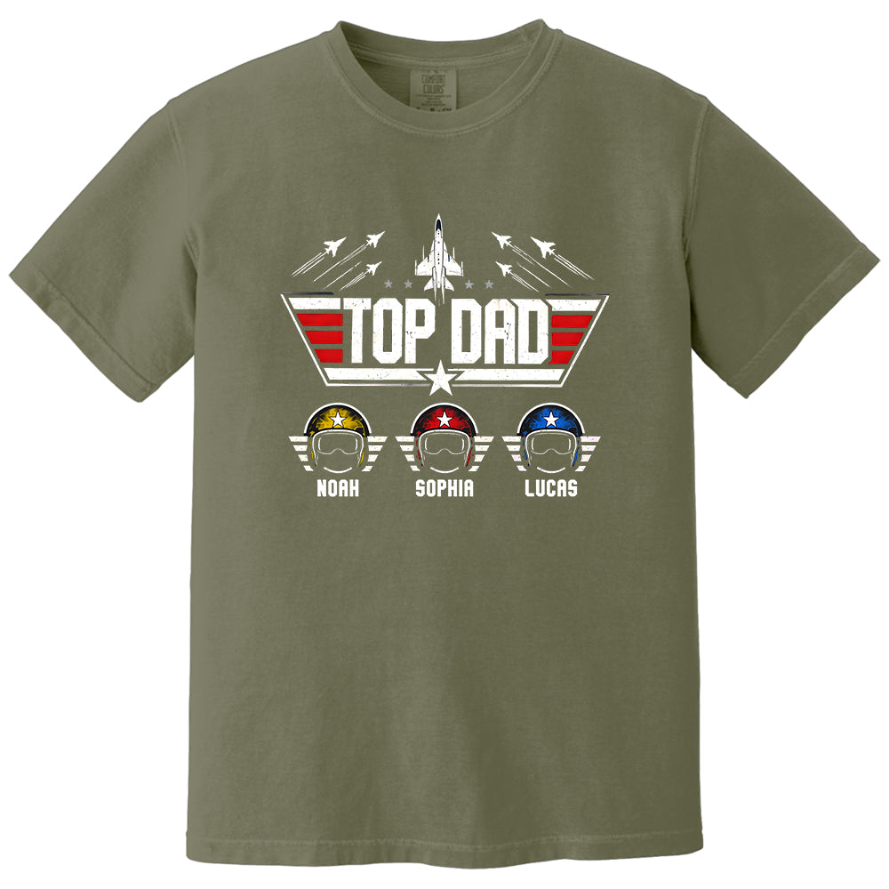 Personalized Top Dad Shirt, Father's Day Gift For Dad, Grandpa VH01