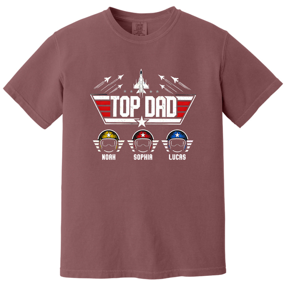 Personalized Top Dad Shirt, Father's Day Gift For Dad, Grandpa VH01