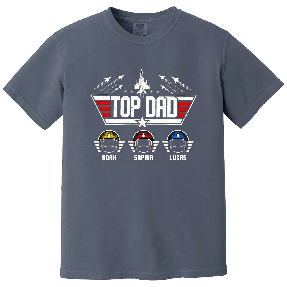 Personalized Top Dad Shirt, Father's Day Gift For Dad, Grandpa VH01