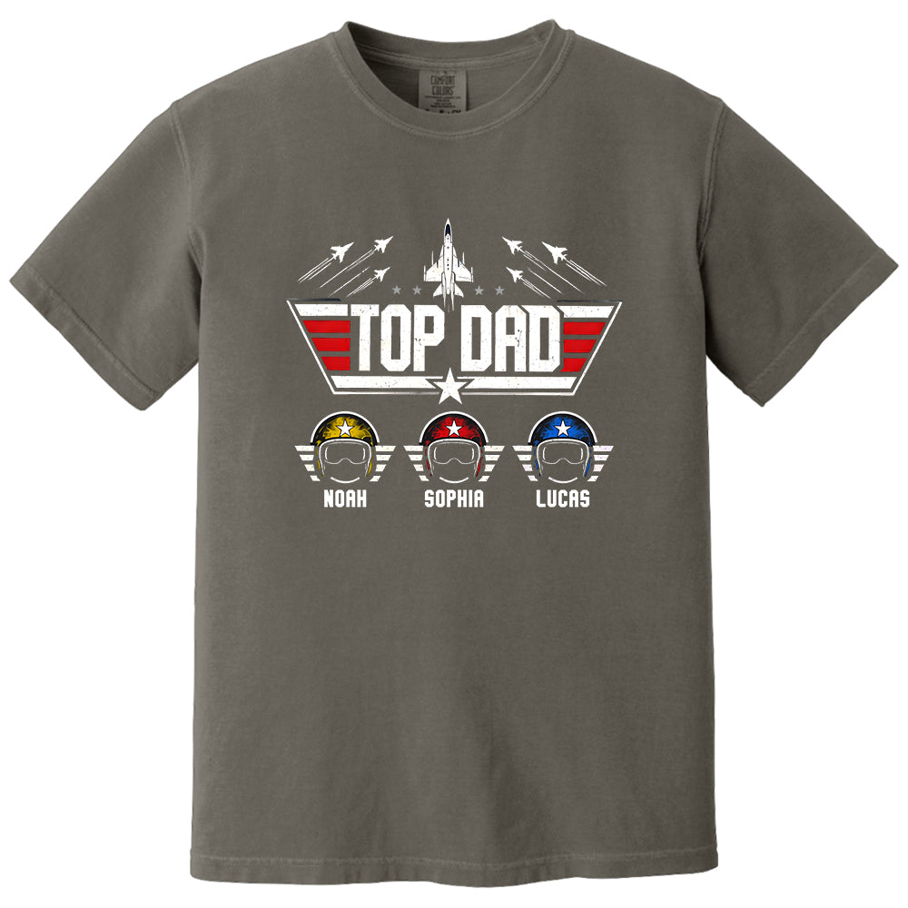 Personalized Top Dad Shirt, Father's Day Gift For Dad, Grandpa VH01