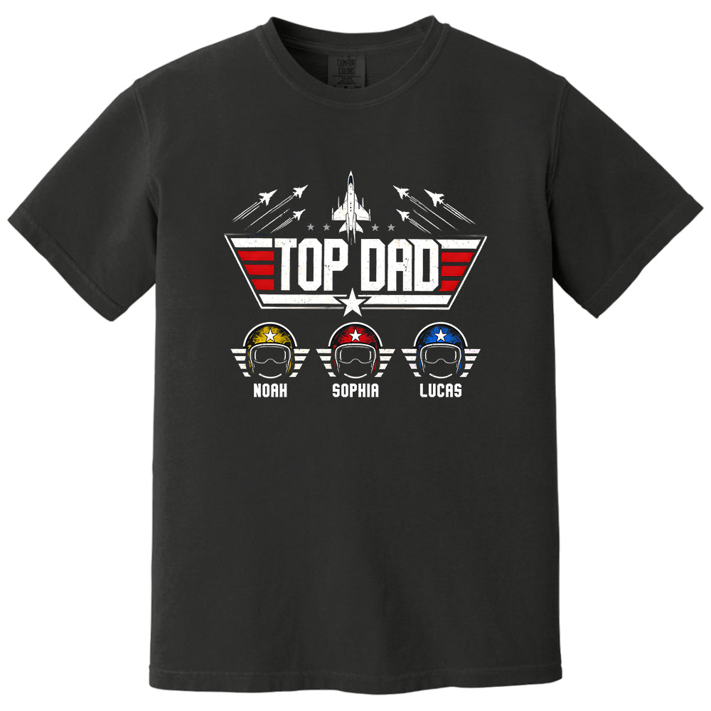Personalized Top Dad Shirt, Father's Day Gift For Dad, Grandpa VH01