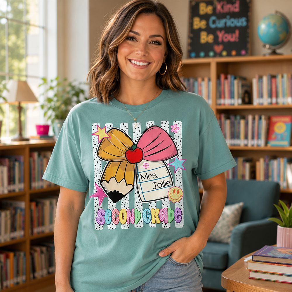 Custom Back to School Custom Shirts, Pre K to 5th Grade L0411 Hv01