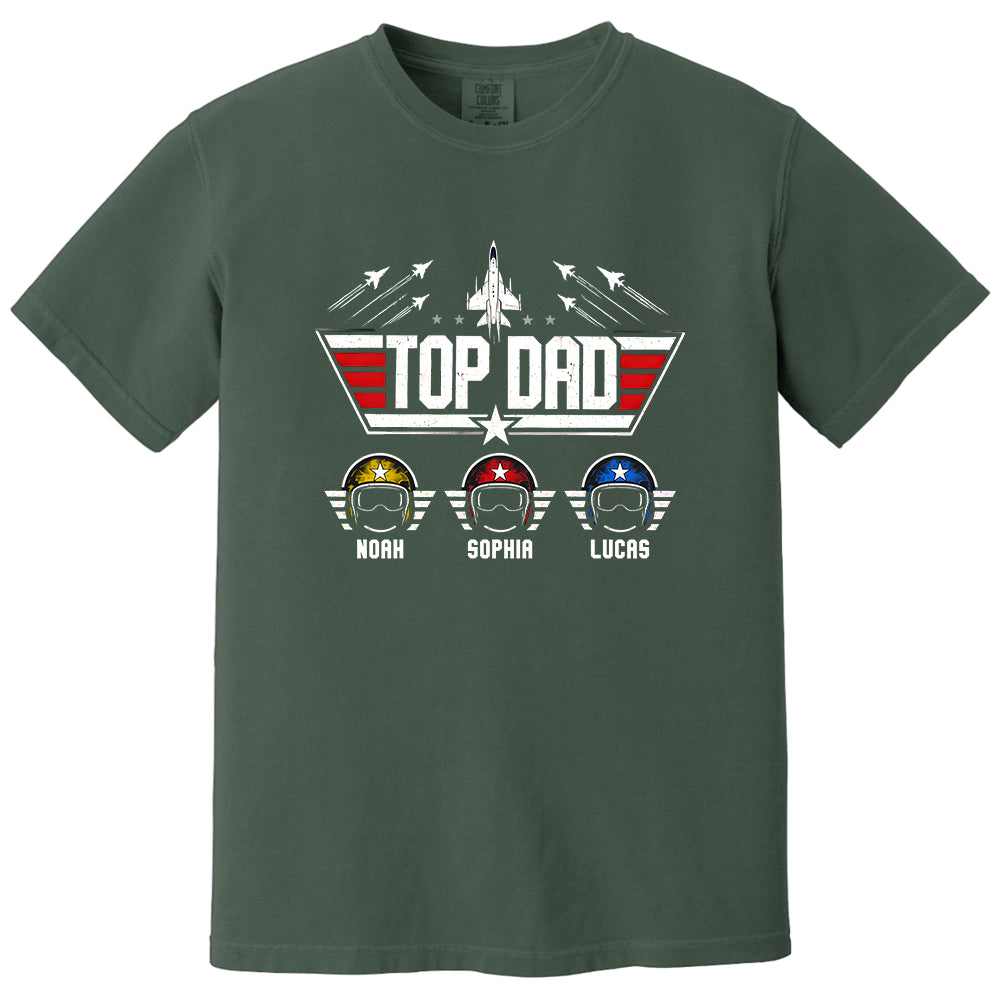 Personalized Top Dad Shirt, Father's Day Gift For Dad, Grandpa VH01