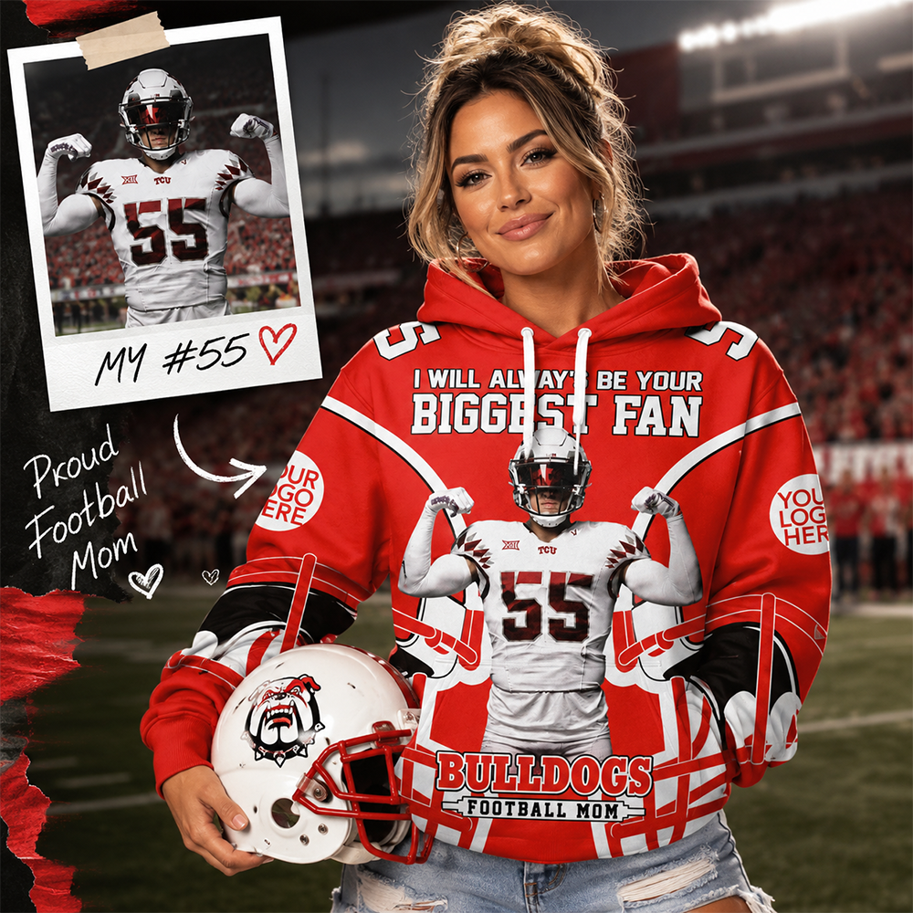 I Will Always Be Your Biggest Fan Personalized All Over Print Shirt For Football Mom Grandma Sport Family Hv01